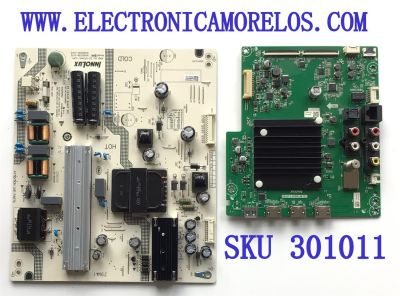KIT DE TARJETAS PARA TV VIZIO / MAIN TD.MT5691T.U765 / A0007100J / M0006410R / FUENTE B0004E000 / 25-DT0481-X2P1 / P650D308DB / SHG6503B-247E / PANEL V650DJ4-D03 REV.C2 / DISPLAY JR645R3HA1L / MODELO V655-J09 LINIG2TY